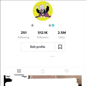 Tiktok account